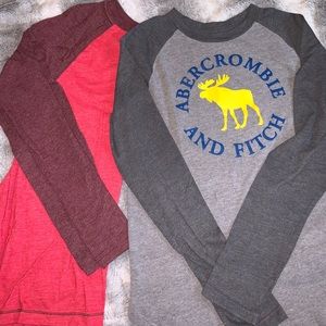 Lot of 6 boys long sleeve shirt